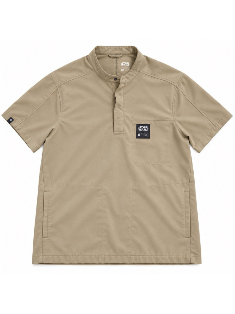 FIGS Star Wars x Figs Beige Scrubs Top S